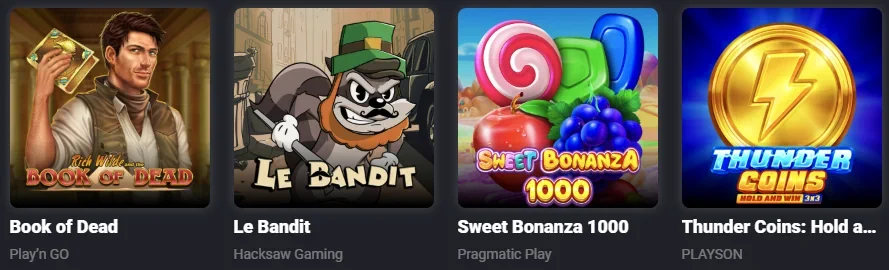 Rollero Online Casino Games